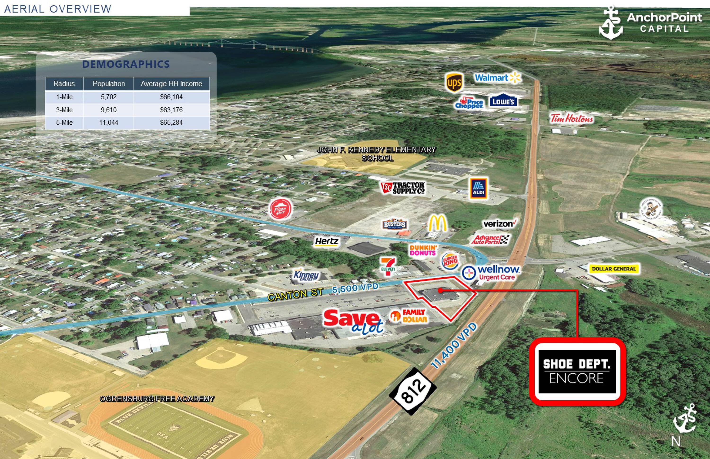 Commercial Property for Sale in Ogdensburg New York 13669